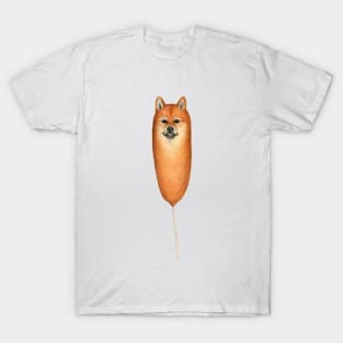 Corn Dog Japanese Shiba Inu T-Shirt